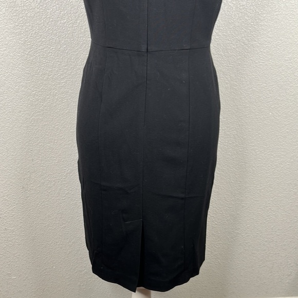 Kenneth Cole Black Business Career Sheath Midi Dress Size 2 - Picture 7 of 9